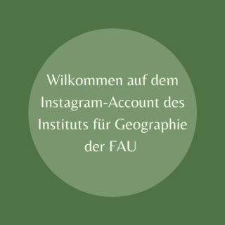 Zum Artikel "Das Institut für Geographie ist auf Instagram!"