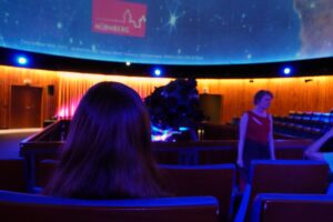 Eröffnung des Participating Space-Workshops im Planetarium Nürnberg